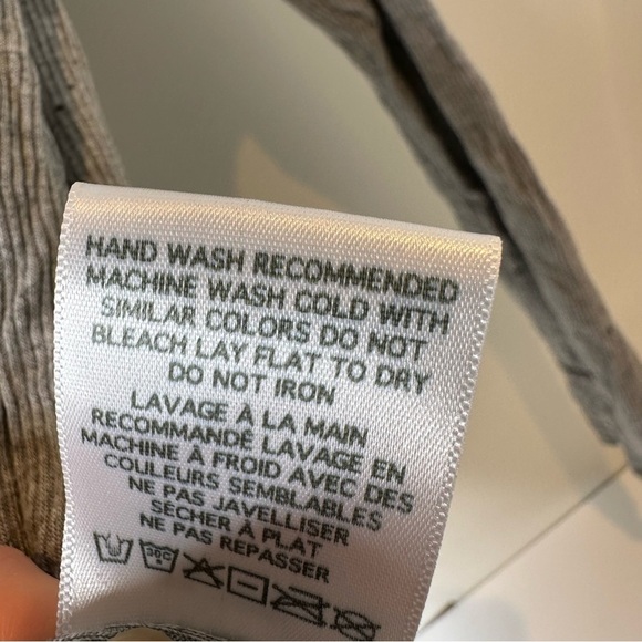 Michael Lauren Gray Ribbed Top - Picture 8 of 11